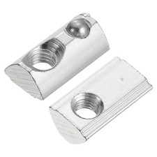 25Pcs M6 T Spring Nut 3030 Series Half Round Roll in Spring with Slot 8mm picture