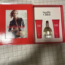 SEE BY CHLOE WOMEN'S Eau De Parfum Spray 2.5 FL OZ/75 ML +Lotion+ Shower Gel SET picture