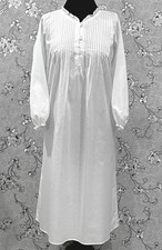 SoieRose Victorian 100% Cotton Nightgown with Pintuck Bodice  SR-1229 picture