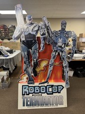 SNES Robocop vs Terminator RARE 7ft STORE DISPLAY STANDEE NINTENDO picture