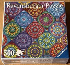 Ravensburger Magnificent Mandalas 500 Piece Jigsaw Puzzle USA Seller NEW picture