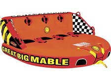 Airhead Great Big Mable Inflatable 1-4 Rider Towable Tube for Boating AHT2218GM picture