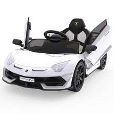 Licensed Lamborghini Kids Ride On Car 12V w/ Remote, LED, Music, Scissor Doors picture