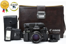 [N Mint ] Canon AE-1 Program black 35mm Film Camera New FD 50mm F1.4 Lens JAPAN picture