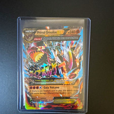 The Pokémon Company Primal Groudon EX 86/160 Full Art Holo Ultra Rare picture