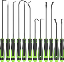 12 PCS Pick Set Mechanic, Hook and Pick Tool Set with Non-Slip Grip, Long & Mini picture