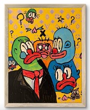 SLAWN Olaolu Inspired 8 X 10 Famous Graffiti Street Art Acrylic Oil Painting picture