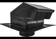 Builder's Best 084635 Galvanized Steel Roof Vent Cap with Removable Screen & 4