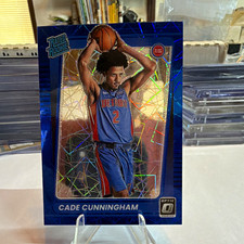 Panini Donruss Optic 2021-22 Cade Cunningham Pistons #161 Blue Velocity Prizm RC picture