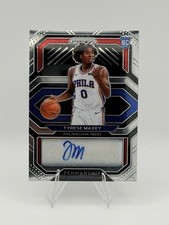 20-21 Panini Prizm Tyrese Maxey 76ers RC Penmanship Auto RP-TMX picture