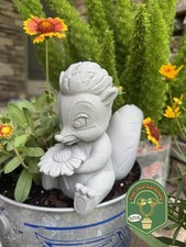 Disney Flower Skunk Bambi Garden Statue- Stake Decor Gift picture