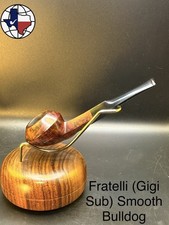 Vintage Fratelli (Gigi Sub) Smooth Bulldog Tobacco Pipe picture