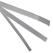 Plain Bezel Wire 999 Fine Silver Flat Strip (15 size variations) made in USA picture