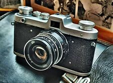 Film Camera 35mm Tested FED Zarya Rare Vintage Cameras photo with lens USSR OLD. picture