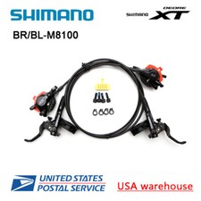 SHIMANO XT BL-BR-M8100 Hydraulic Disc Brake Set Levers Pair Front/Rear OE picture