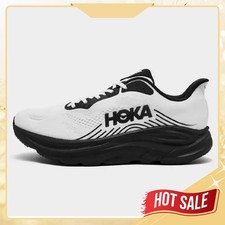Men's HOKA Clifton 11 Running Shoes, White/Black Freeshipping picture