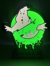 Ghostbusters Logo  Slime Edition 3D Printed LED Light Display Sign USB Powered picture