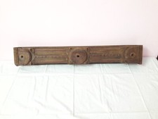 Antique Wall Panel Wooden Hand Carved Home Decor Estate Vintage Collectible A58 picture