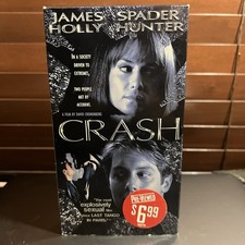 Crash (VHS 1996) David Cronenberg James Spader Holly Hunter Cult Classic R Rated picture