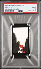 2015 Mario Hanafuda Shy Guy January-Black PSA 9 picture