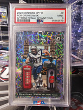 Panini Donruss Optic International Downtown Rob Gronkowski #2 PSA 9 picture