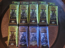 Lot of 9 Lord of the Rings Combat Hex Booster Packs, Booster & Fellowship picture
