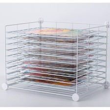 Art Drying Rack Removable Shelves ，Wall Art Drying Rack，Art Organizer for Kid... picture