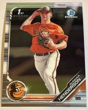 2019 Bowman Chrome Draft Gunnar Henderson #BDC-22 NM 1st First picture