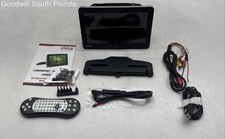 Pyle Black Universal Car Headrest Monitor DVD Player System Not Tested picture