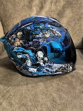 ICON Airflite 4Horsemen Full Face Motorcycle Helmet + Bluetooth Sz Large picture