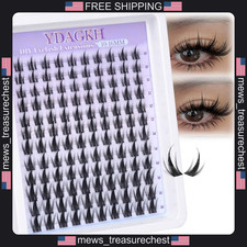 Anime Lash Clusters with Spikes 120Pcs Natural Wispy Doll Eye Eyelash Extensions picture