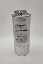 TEMCo RC0108 Dual Run Capacitor 40/5uft +/-5% 50/60Hz Round picture