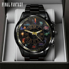 Final Fantasy Black Stainless Steel Watch picture