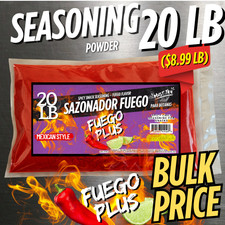 Fuego Seasoning – Extra Spicy Snack Flavor (20 LB) Fuego Sazonador picture
