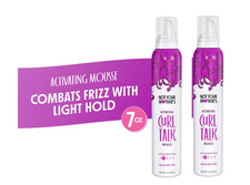 Not Your Mother’s Curl Talk Curl Activating Hair Mousse, Lightweight Hold, 7 oz picture