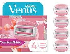 4X4 PACKS  VENUS WHITE TEA COMFORTGLIDE RAZOR CARTRIDGES NEW IN BOX picture