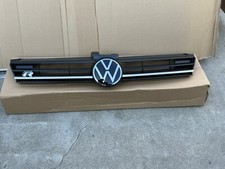VW ACC FRONT RADIATOR UPPER TOP GRILLE GOLF R MK7.5 5G0853651CSZLL 2018-2021 BLK picture