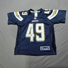 NFL Pro Line Jersey Mens Small Navy Drue Tranquill 49 Los Angeles Chargers picture