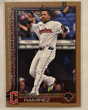 Topps 2025 Series 1 Jose Ramirez #77 Cleveland Guardians Gold /2025 picture