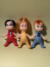 Vintage 1967 J. Swedlin Mini Martian Dolls  Made in Japan Set Of Three picture