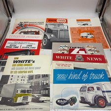 Vintage White Motor Truck Sales Brochures Lot of 8 3000 7000 9000 Alley Cat picture