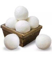 SnugPad XL New Zealand Wool Dryer Balls Fabric Softener 100% Organic - 6 Pack picture