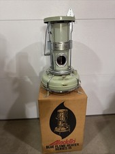 Vintage Aladdin Blue Flame Kerosene Heater Series 15 Green W Box P150056 Nice picture