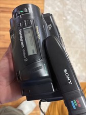 Sony Handycam Video 8 10x Zoom CCD-TR91 Camcorder w/ Charger Power Adapter Work picture