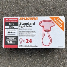Sylvania Standard Bulb 40w 130v Pack of 24 A19 picture