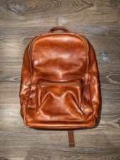 Fossil estate brown/cognac leather backpack picture