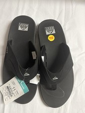 Reef Flip Flop Sandals With Bottle Opener Black Size 11 Men’s picture