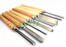 8pc Wood Lathe Chisel Set Turning Tools Woodworking Gouge Skew Parting Spear picture