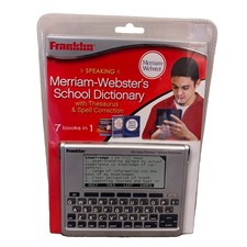 Franklin Electronics MWS-1940 Speaking Merriam-Webster's School Dictionary NEW picture