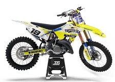 SUZUKI RM POLISPORT RESTYLE 01-08 RM 125 250 GRAPHICS SET TWISTED TEA picture